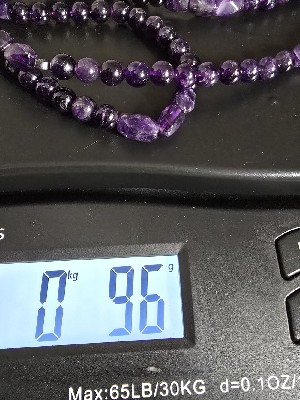 Jay King Amethyst Bead Necklace 38" Long, Mine Finds, Sterling Accent Purple DTR - Picture 8 of 8